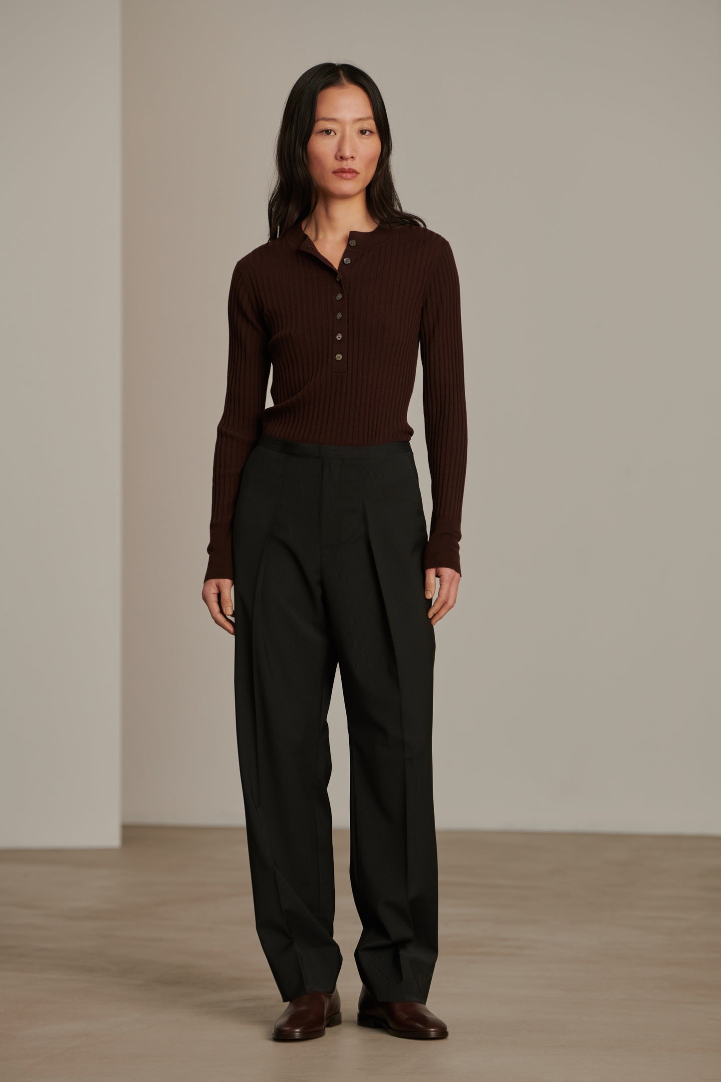 Pantalon Casimir - Noir/Écru - Femme