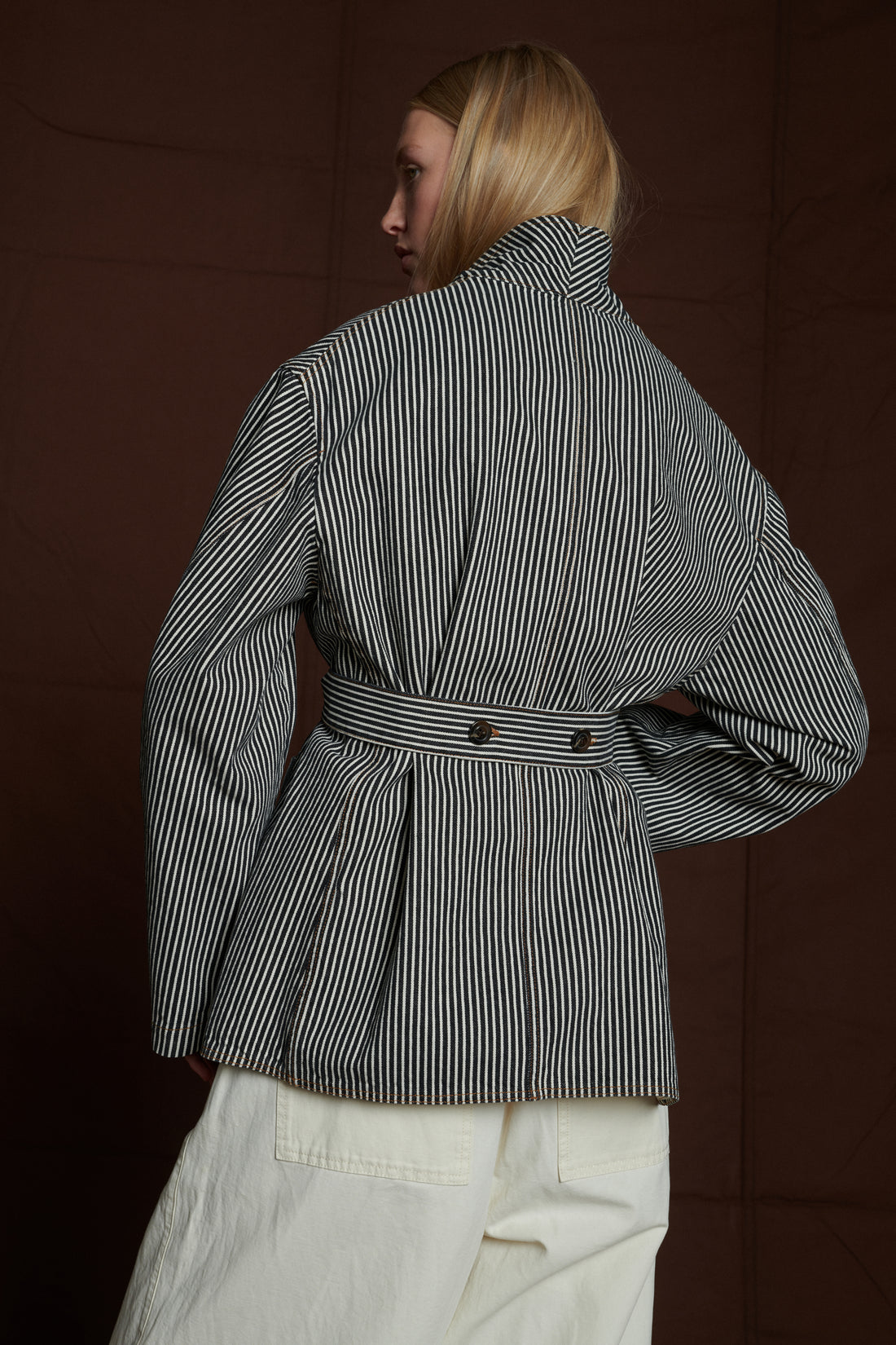 Veste Alphonse - Noir/Blanc - Coton - Femme