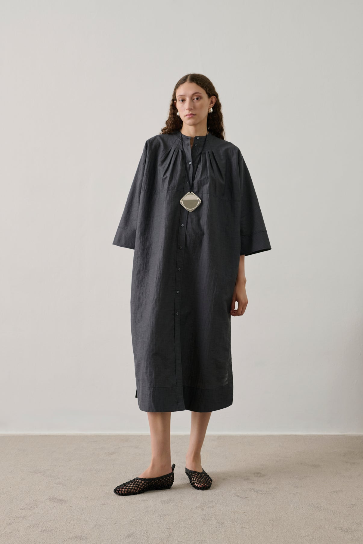 Robe Hosta - Gris Anthracite - Femme vue 2