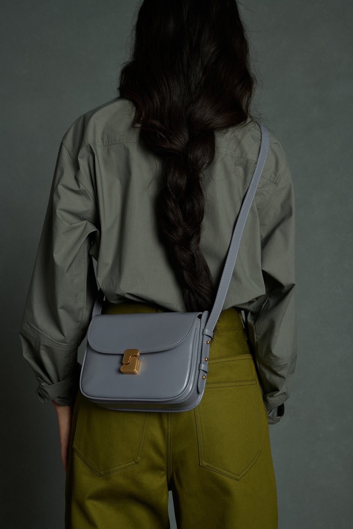 Sac Bellissima Mini - Gris - Cuir - Femme vue 5