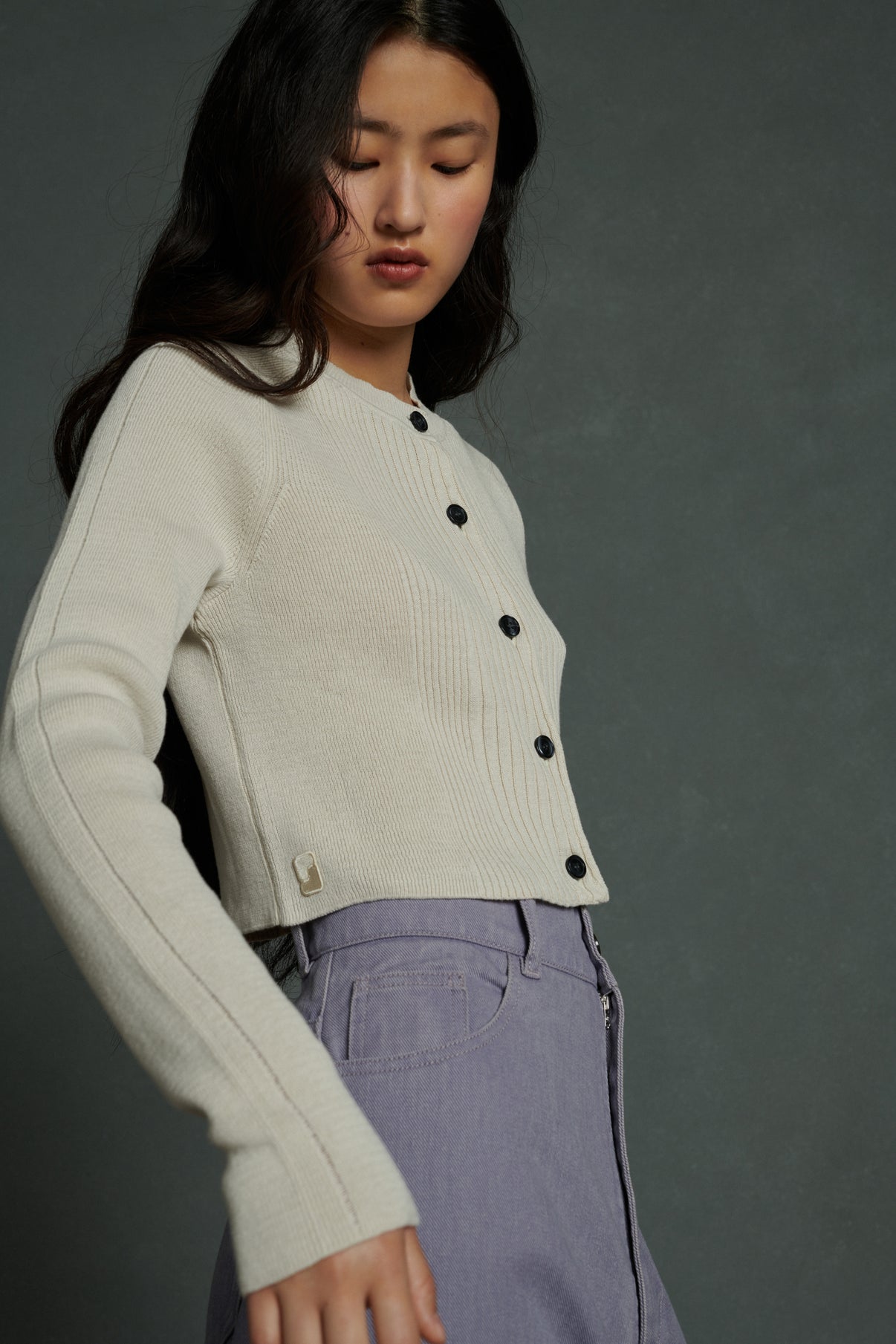 Cardigan Adonis - Mastic - Femme vue 1