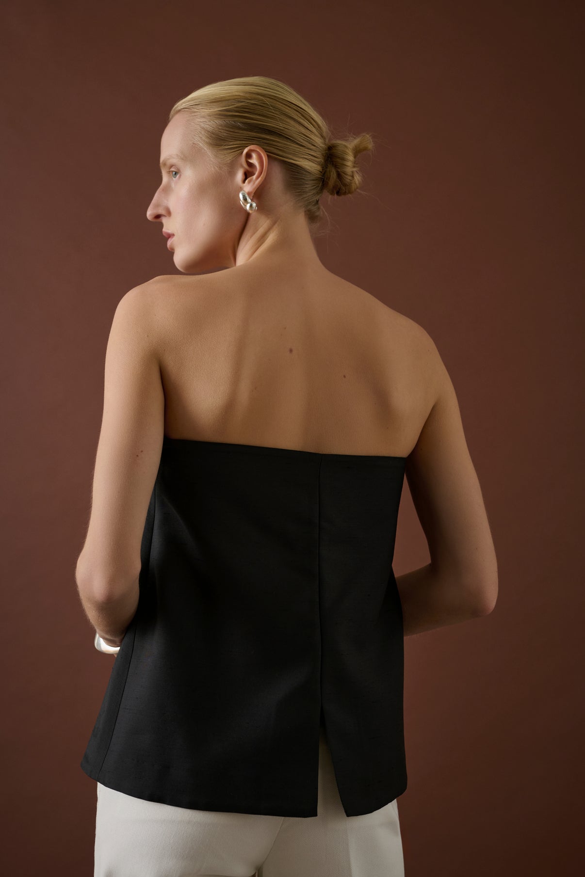 Top Ida - Noir - Laine - Femme vue 2