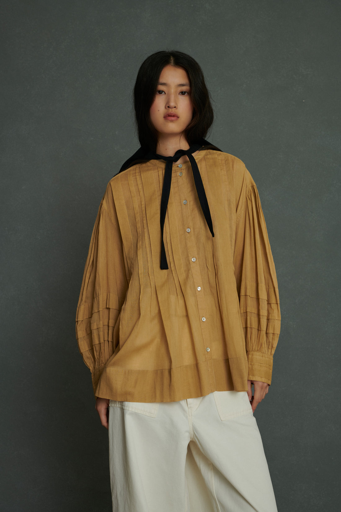 Chemise Tripoli - Camel - Coton - Femme